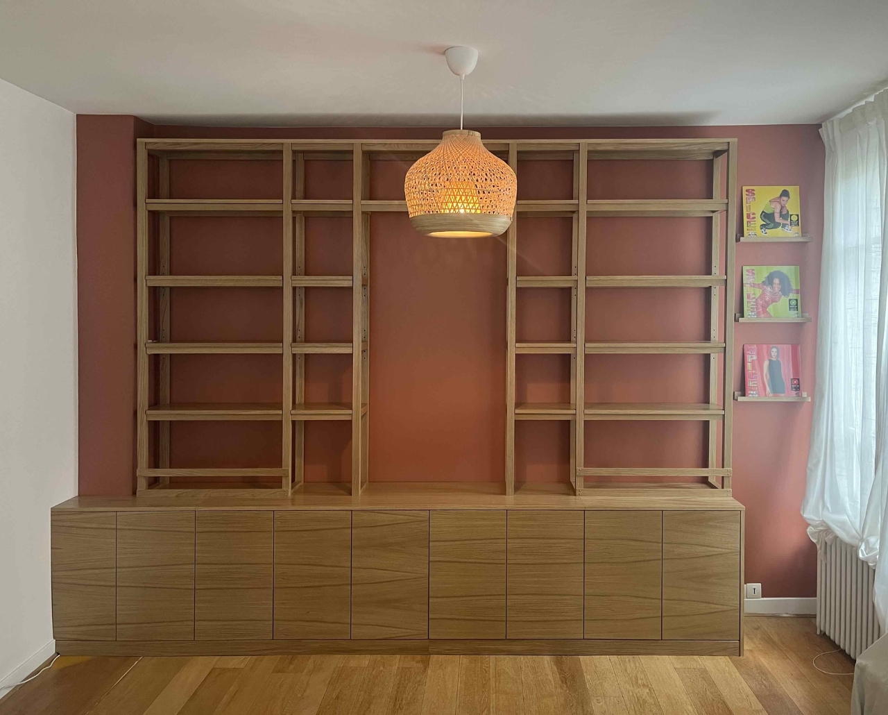 Bibliothèque double corps